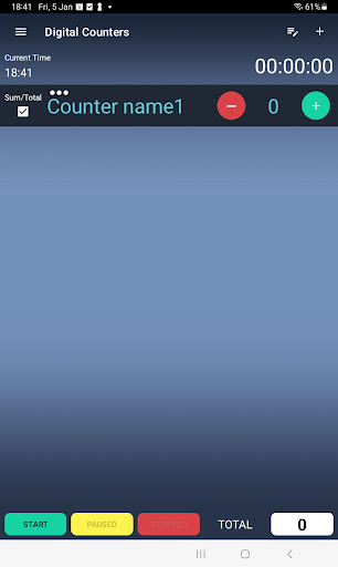 Android application Digital Counters screenshort