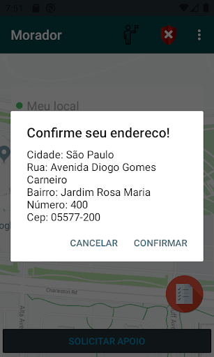 Android application Guardião P&M soluções screenshort