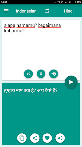 Screenshot 1 Hindi-Indonesian Translator android