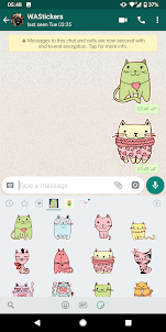 Стикеры WhatsApp с котиками