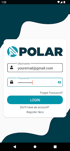 Android application Polar eBill screenshort