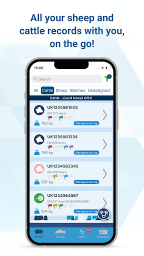 Android application iLivestock screenshort