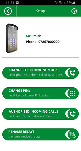 Comelit GSM ONE Screen 2