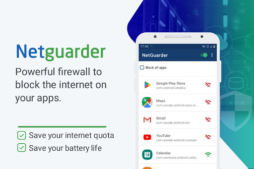 Android application NetGuarder screenshort