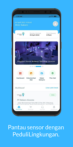 Android application PeduliLingkungan screenshort