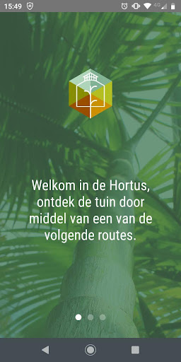 Android application De Hortus Amsterdam screenshort