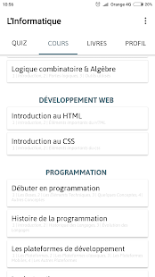 Apprendre: Informatique & Dev Screenshot
