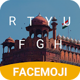 Red Fort Emoji Keyboard Theme for Independence day icon