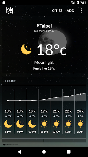 Android application Taiwan Weather screenshort