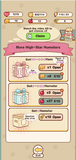 Anya raises hamsters