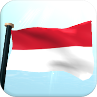 Индонезия Флаг 3D Бесплатных