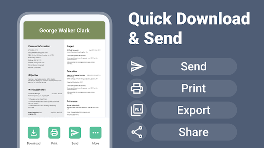 تحميل تطبيق Resume Builder & CV Maker 5