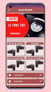 lg tone t90 guide 2 APK + Mod (Free purchase) for Android