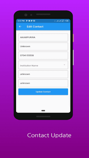 Contacts Vault Screen 3
