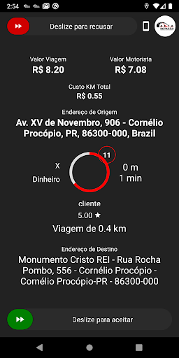 Android application Alta Rotação | Para parceiro screenshort