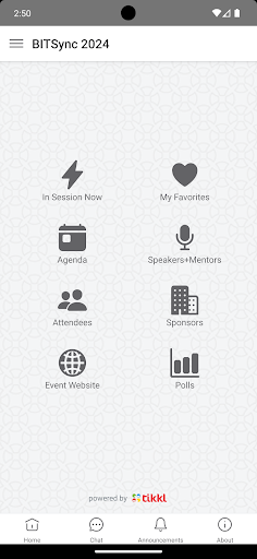 Android application BITSync 2024 screenshort