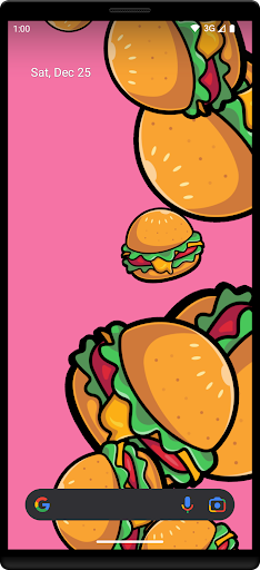 Burgers Live Wallpaper Screen 3