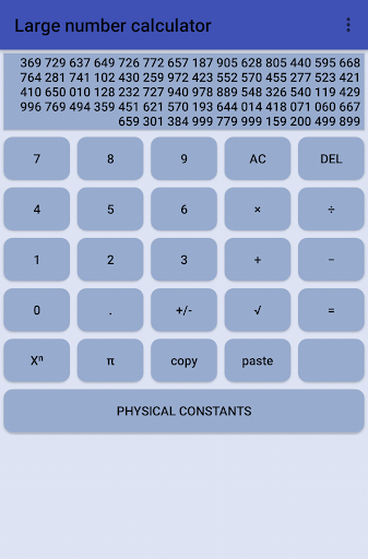 Large number calculator