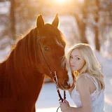 Girls And Horses Wallpapers HD icon
