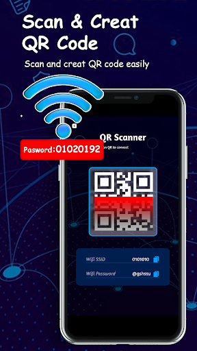 WIFI password show – WIFI key Screen 3