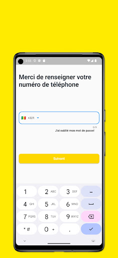 Android application SIMPL screenshort