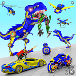 Cover Image of 下载 Dino Robot Car Transforms Game 1.1.6 APK