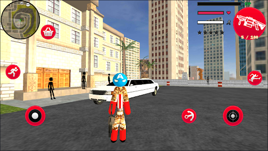 Imágen 3 Army Capitaine american Stickm android