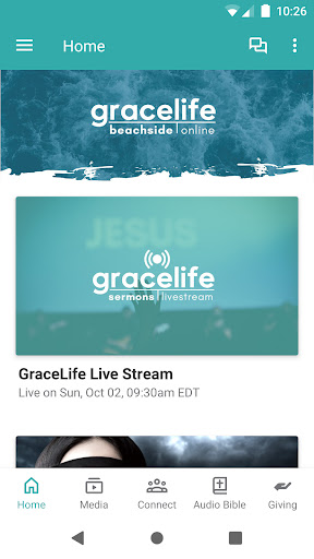 Android application Gracelife Beachside Church screenshort
