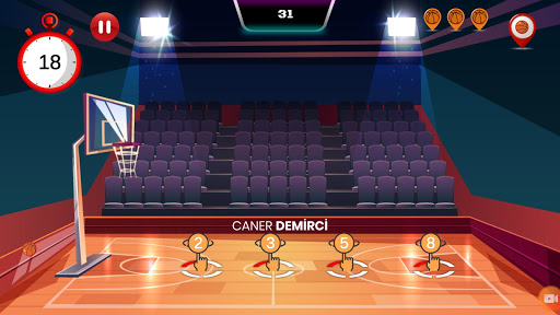 Sensitive Finger Basketball