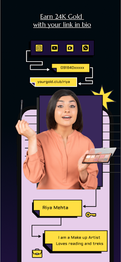 Android application YourGold: Creator Monetisation screenshort