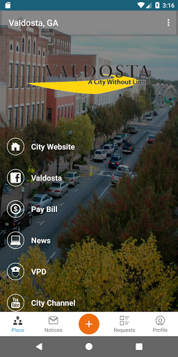 Android application Valdosta Click 'N Fix screenshort