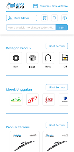 Android application Ninu POS screenshort