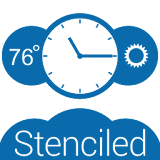 Stenciled Clock (UCCW Skin) icon