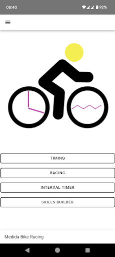 Android application Medida Bike Racing screenshort