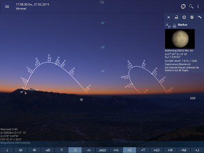 Mobile Observatory Astronomie Screenshot