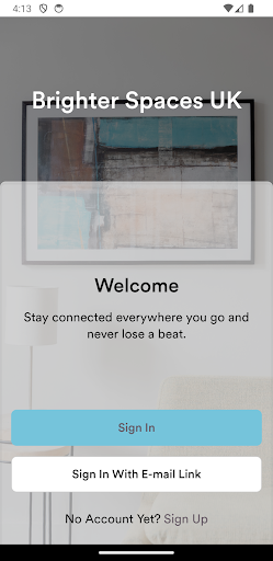 Android application Brighter Spaces UK screenshort