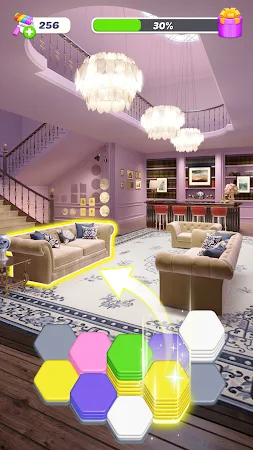 Game screenshot Hexa Rush: ASMR Home apk download