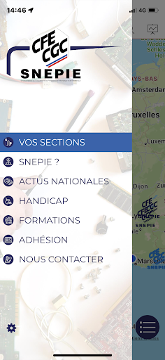 Android application SNEPIE screenshort