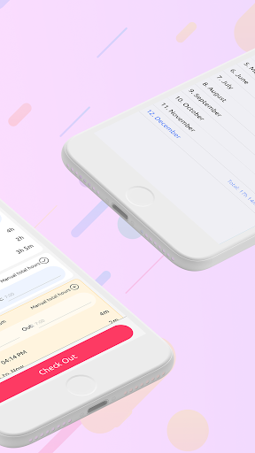 Track My Hours - Check IN OUT Screen 2