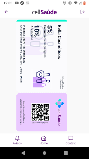 cellSaúde Screen 3