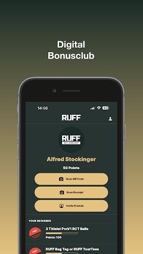 Android application RUFF GOLF screenshort