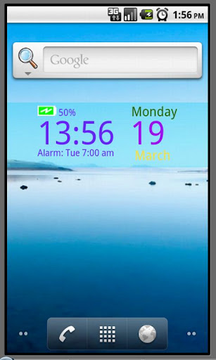 Android application My Color Digital Clock Pro screenshort
