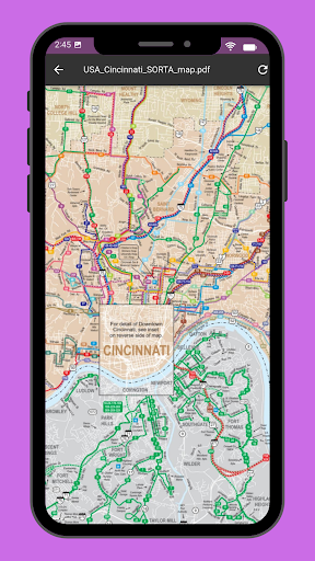 Android application Metro Bus Cincinnati 2024 screenshort