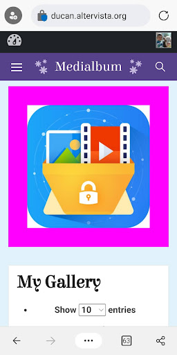 Medialbum Screen 3