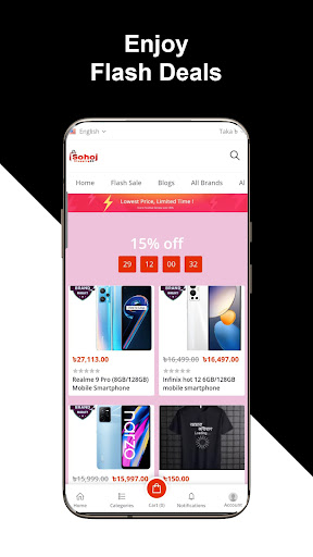 Sohoj Shopping Screen 2