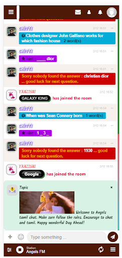 Angel Tamil Chat Screen 3