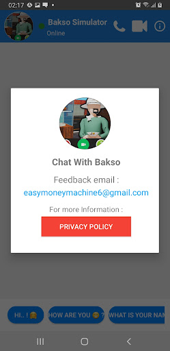 Bakso Simulator Fake VideoCall