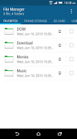 screenshot of HTC File Manager