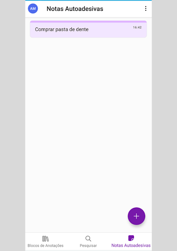 Notes: Notepad Screen 2