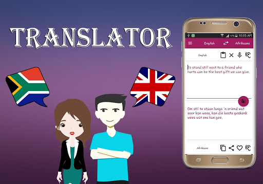Afrikaans English Translator Screen 3